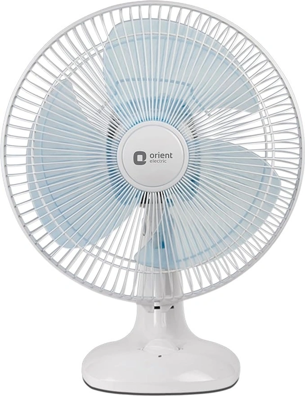 Orient Electric Desk-17 300mm Table Fan (Crystal White) - 300mm, crystal white