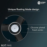 Orient Electric I-Float 1200MM Cosmos Black Decorative Ceiling Fan - 1200 mm, Black