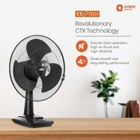 Orient Electric Table-27 Trendz 400mm High Speed Table Fan - 400mm, Slate Grey