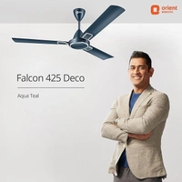 Orient Electric 1200 mm Falcon Deco Ceiling Fan - 1200 mm, Aqua Teal