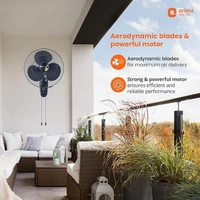 Orient Electric Wall-44 Trendz Fan 400mm - 400mm, Electric Blue