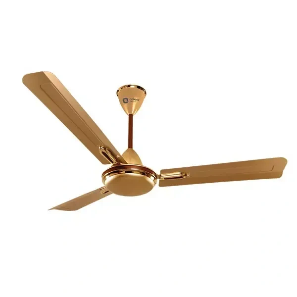 Orient Decorative Quasar Ornamental 600 mm Ceiling Fan - 1400 mm, Gold Chocolate