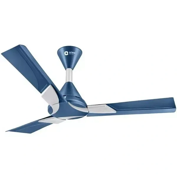 Orient Decorative Wendy  1400 mm 1 Star Ceiling Fan - 1400 mm, Azure Blue Silver