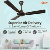 Orient Decorative Gratia Shine HS   1 Star Ceiling Fan - 1200 mm, Metallic Copper