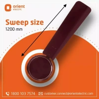 Orient Base BLDC Hector 500 Brown 900 mm 5 Star Ceiling Fan - 900 mm, Brown