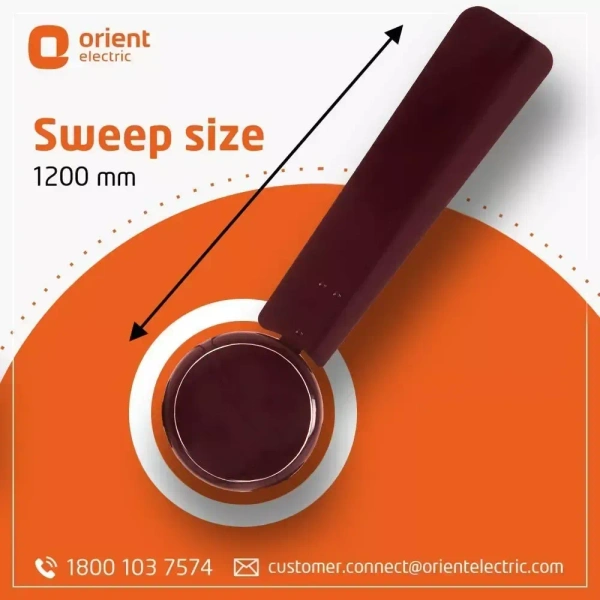 Orient Base BLDC Hector 500 Brown 900 mm 5 Star Ceiling Fan - 900 mm, Brown