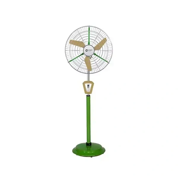 Orient Industrial Heavy Duty Thunderstorm Pro Air Circulator Green Pedestal Fan - 450mm, Green
