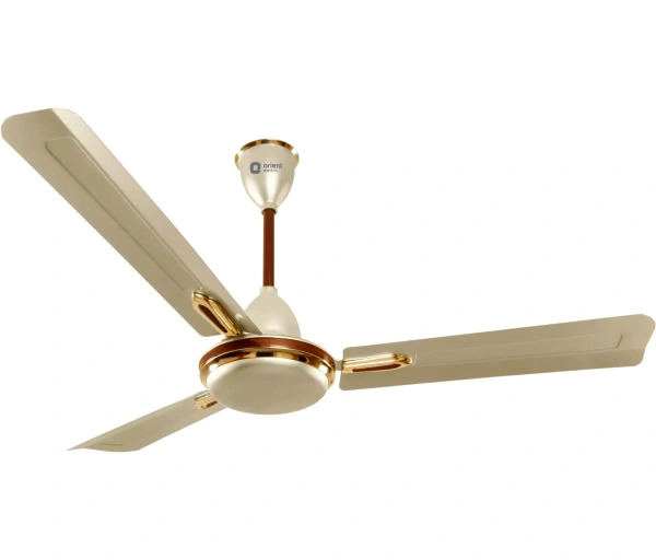 Orient Decorative Quasar Ornamental 600 mm Ceiling Fan - 1200 mm, Metallic Ivory Cherry