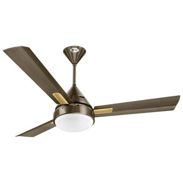 Orient Electric Spectra 1200 mm Remote Controlled 3 Blade Ceiling Fan  (Brushed brass, Pack of 1) - 1200 mm, Brushed brass