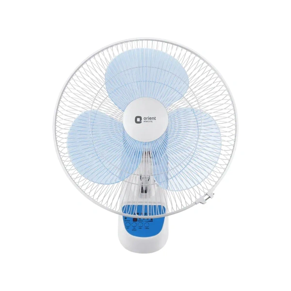 Wall 49 with Remote & Touch Control Panel Wall Fan 400mm Crystal White - 400mm, crystal white
