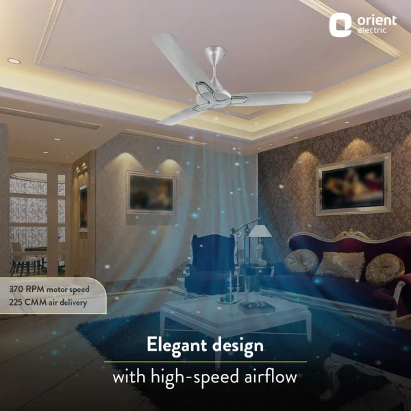 1200MM Jazz Trendz Decorative Ceiling Fan  - 1200 mm, Space Grey