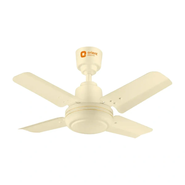 Orient Electric New Breeze  Decorative ceiling fan | Ribbed Blades and durable copper motor - 600 mm, Ivory