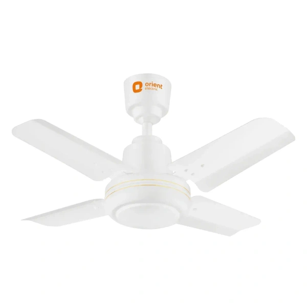 Orient Electric New Breeze  Decorative ceiling fan | Ribbed Blades and durable copper motor - 600 mm, White