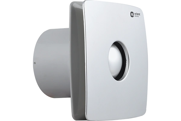 Orient Electric ORIENT SMART Air Neo SF 150 mm Silent Operation 5 Blade Exhaust Fan  (Glossy White, Pack of 1) - 150mm, silver finish