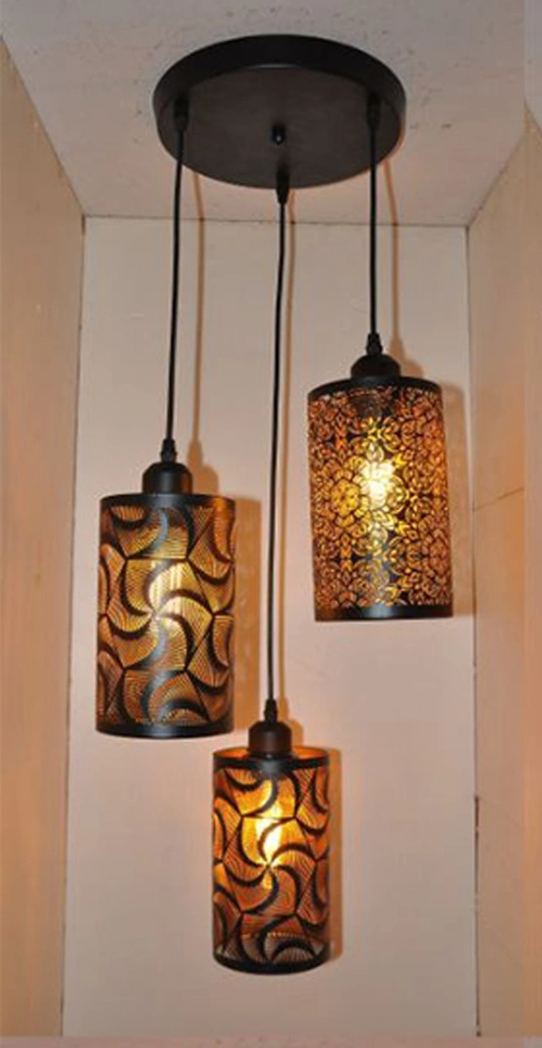 Delamps Hanging Lights, Pendant Lamps, Bedroom Hanging Lamps and Living Room Lights  - Black