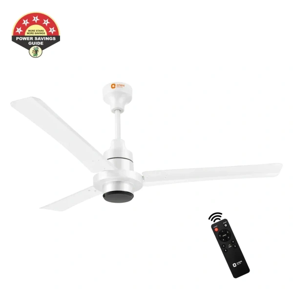 EcoTech Supreme 1200mm Energy Efficient BLDC Ceiling Fan Remote - 1200 mm, white