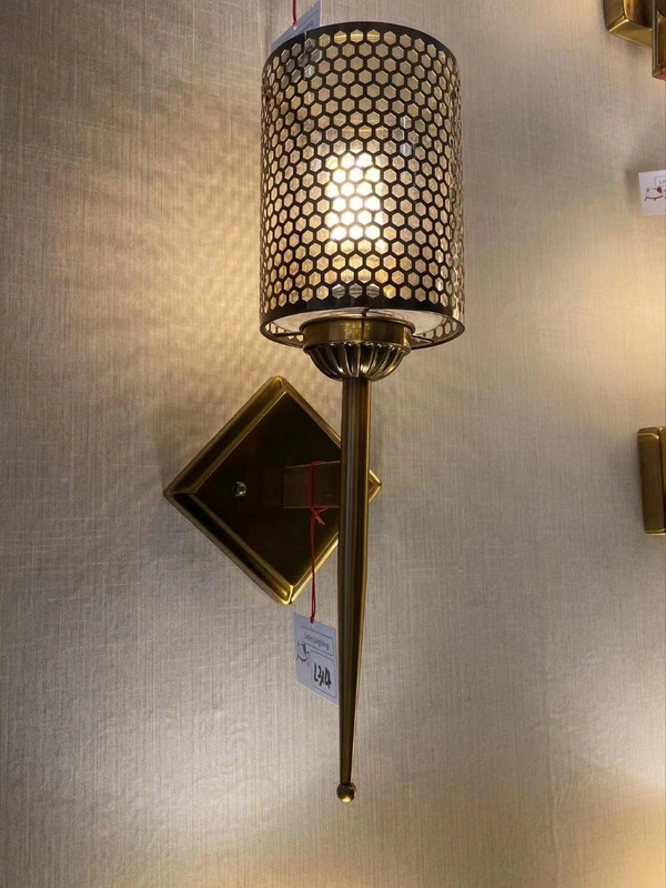 DELAMPS Gold Iron Wall Light - Black