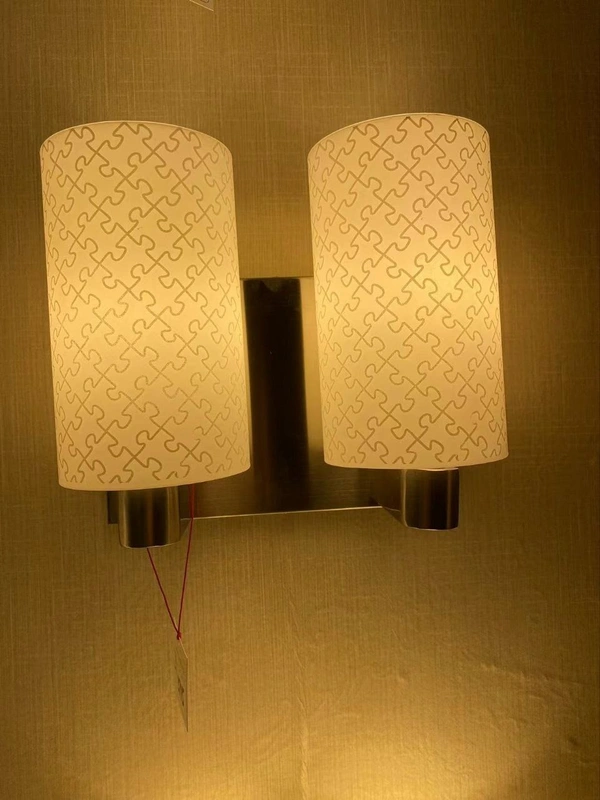 DELAMPS  Gold Iron Wall Light  - White