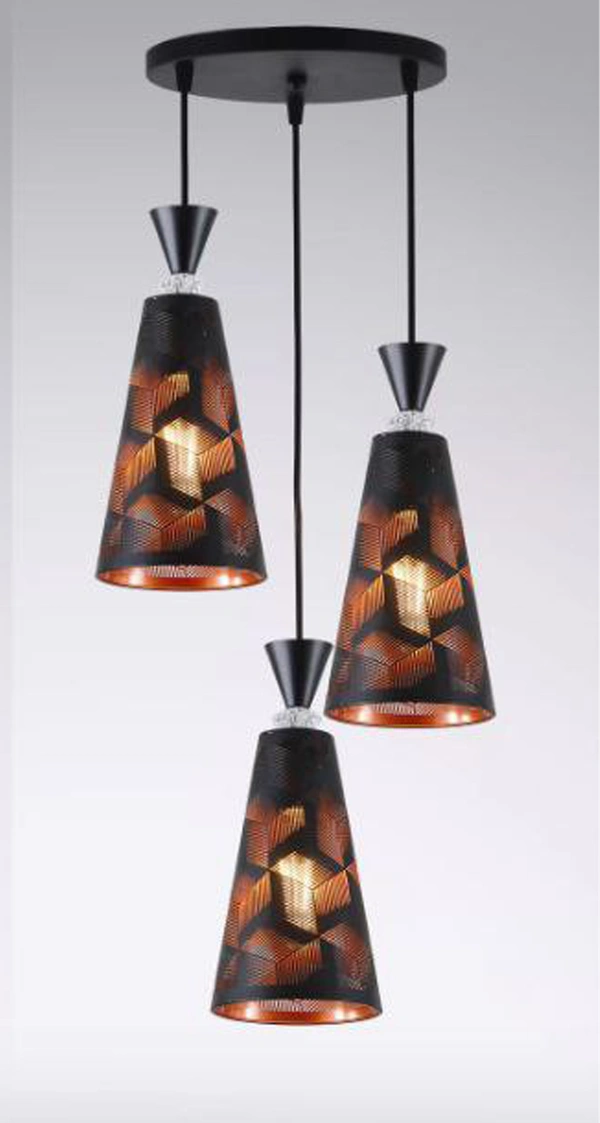 Delamps Hanging Lights, Pendant Lamps, Bedroom Hanging Lamps and Living Room Lights  - Black