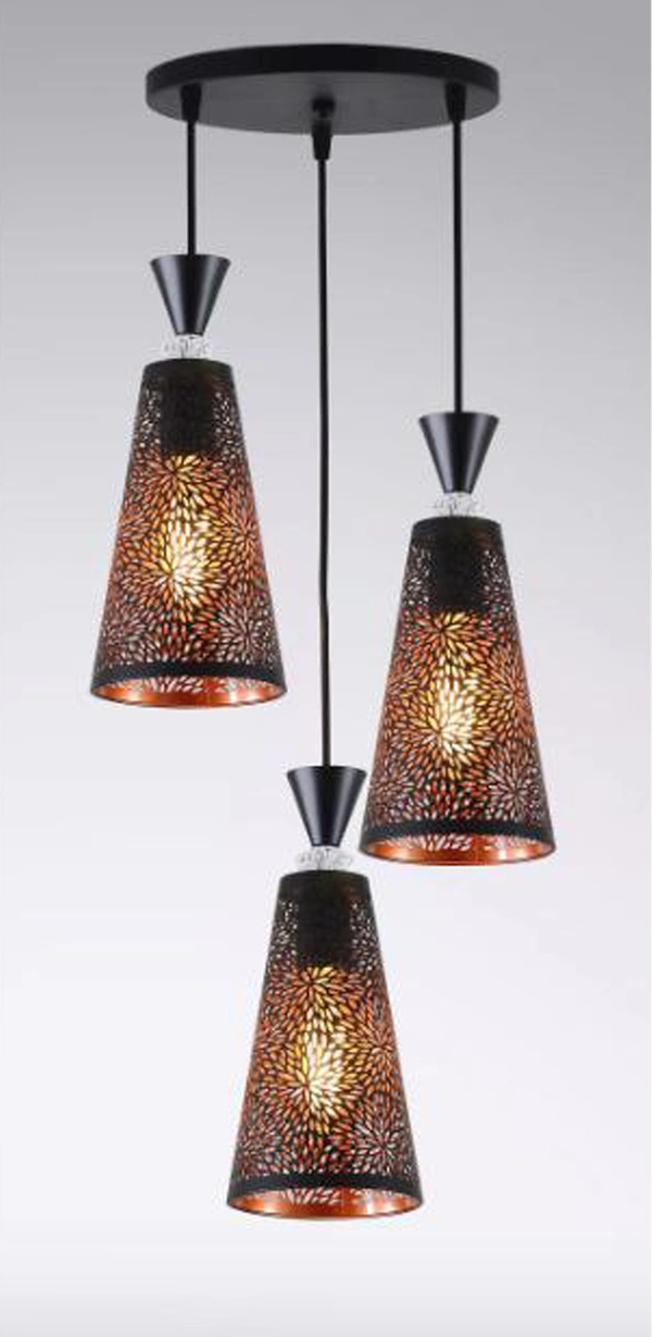 Delamps Hanging Lights, Pendant Lamps, Bedroom Hanging Lamps and Living Room Lights  - Black