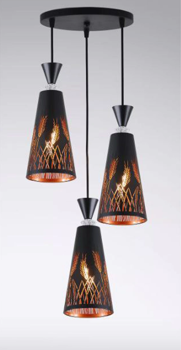 Delamps Hanging Lights, Pendant Lamps, Bedroom Hanging Lamps and Living Room Lights  - Black