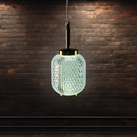 Hanging Lamp, Creative Design M-INI Glass Pendant Light Frosted Glass Lampshade Hanging Lamp G9 Single Head Ceiling Lighting Fixtures for Kitchen Island Dining Rooms Living Room 