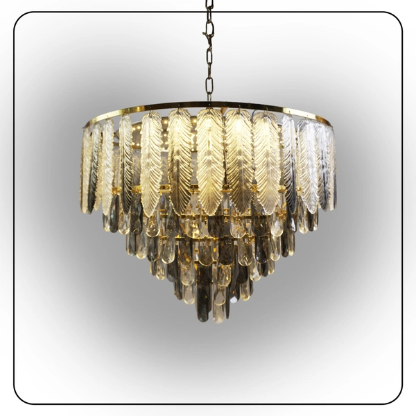 DELAMPS 6502/600mm  black and white crystal chandelier for drawing room , hall, hotel , restaurant two color (warm white, white)