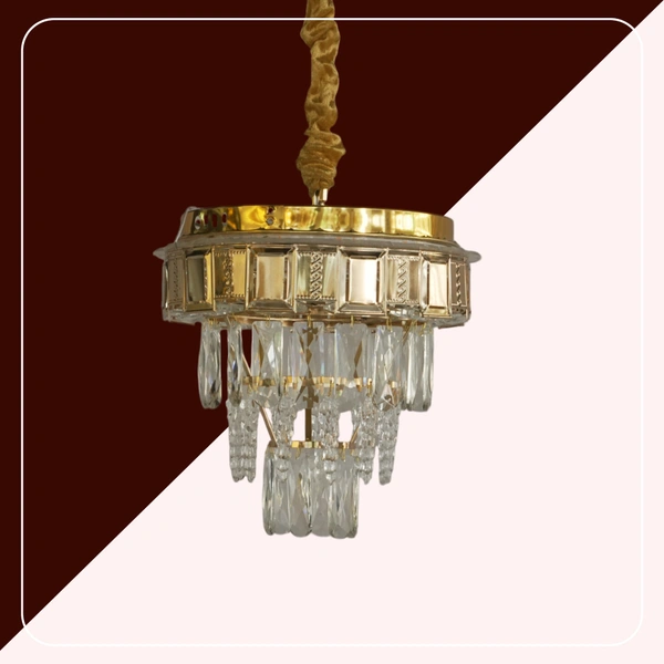 DELAMPS T9191/300mm  medium size black crystal chandelier for kitchen , bedroom two color (warm white, white)