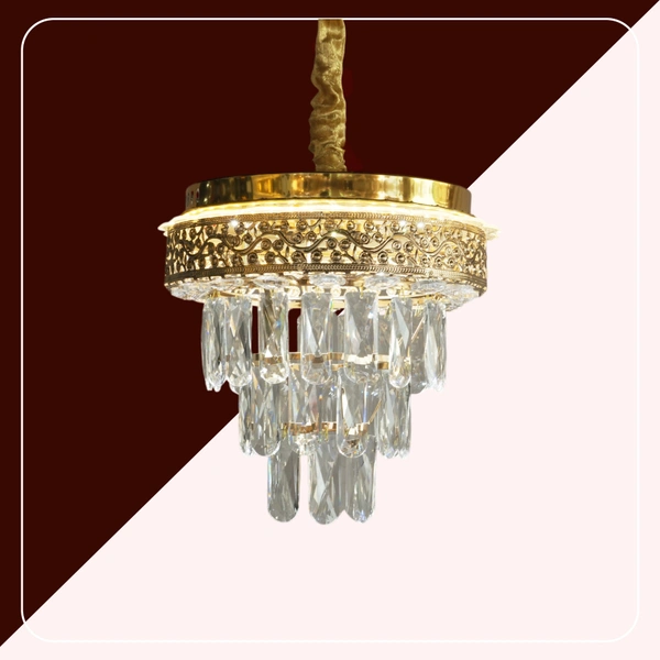 DELAMPS T9198/300  medium size golden chandelier for kitchen , bedroom two color (warm white, white)