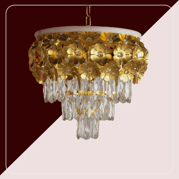 DELAMPS 6286/400mm  golden chandelier for kitchen , bedroom two color (warm white, white)