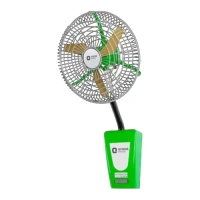 3 Blades 24 Inch Orient Thunderstorm Industrial Wall Fan - 45mm, Parrot Green