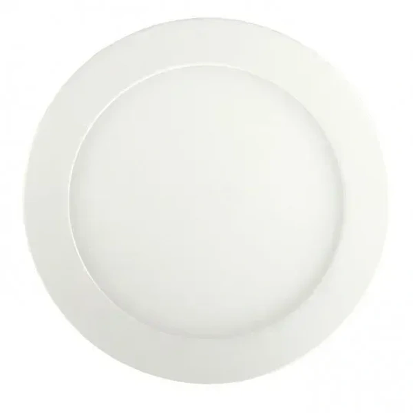Delamps 18W LED Gem Trimless Round Surface Mount Down Light | No False Ceiling Required | Warm Light(3000K) - White - White - White