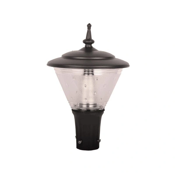 DELAMPS Garden Light Bonic 21 Cm (Clear, Grey, Pack of 1 Pc) Gate Light Outdoor Lamp  (Grey)