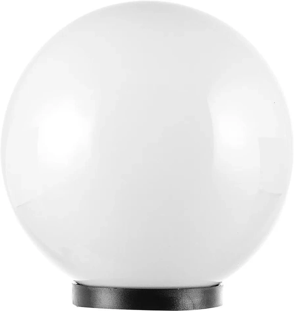 DELAMPS Unbreakable Polycarbonate Round Doom Shaped Gate Light Lamp (White, 12 inch)