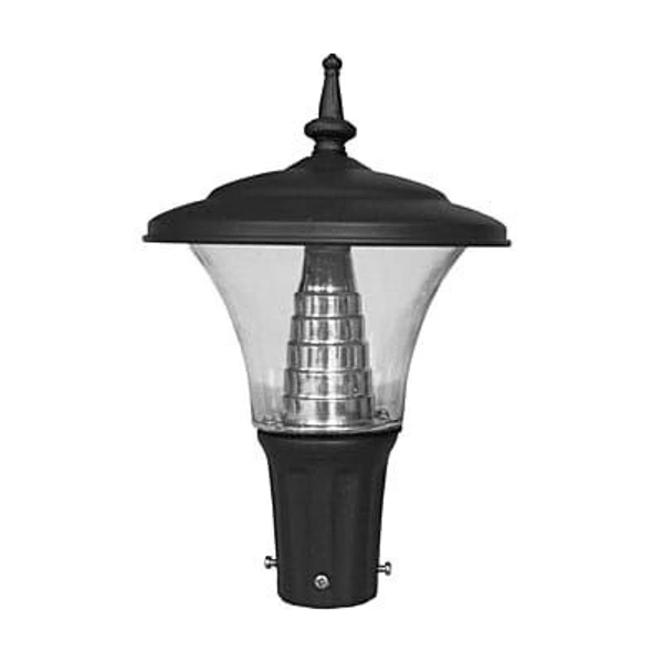 DELAMPS 15 Watt LED Gate Lamp/Light for Main Gate home Houses Outdoor Waterproof Aluminum Body with PVC Glass Pole Lights (Warm White) 