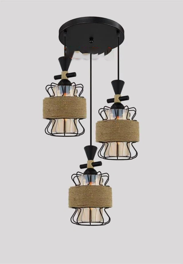  MODERN Light Pendants Ceiling Lamp  (Black, Gold)