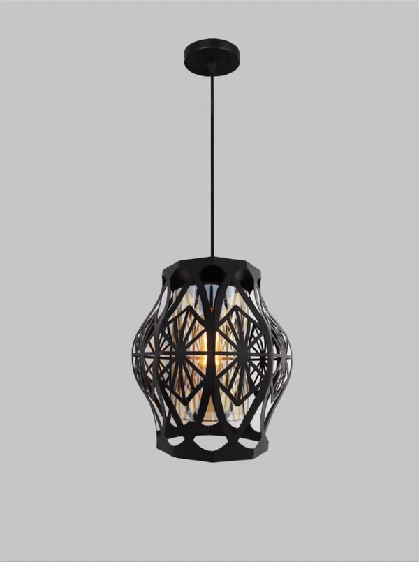 DELAMPS Linear Cluster Pendant Celling Hanging Light Rope Light Chandelier for Ceiling Surface, Café, Restaurant PACK OF 1