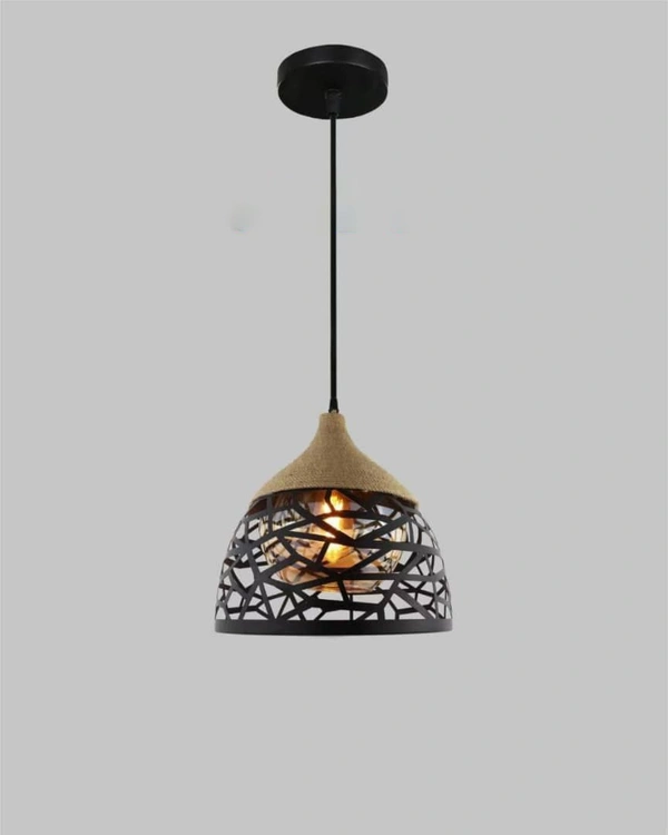 DELAMPS Linear Cluster Pendant Celling Hanging Light Rope Light Chandelier for Ceiling Surface, Café, Restaurant PACK OF 1