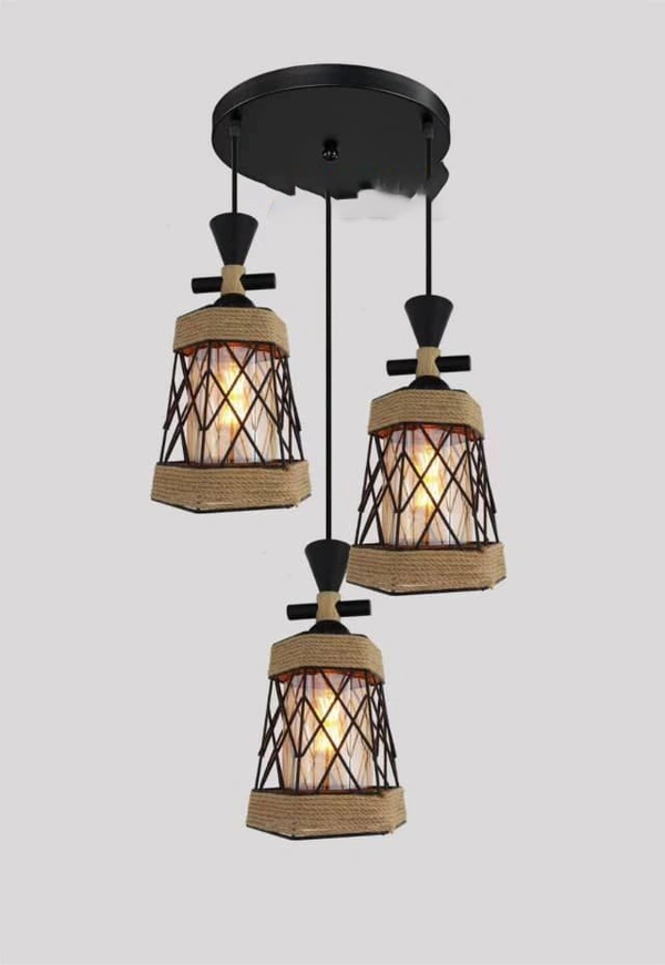 Linear Cluster Pendant Celling Hanging Light Rope Light Chandelier for Ceiling Surface, Café, Restaurant, Hallway, Kitchen, Over The Dining Table