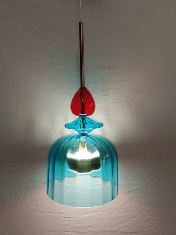 DELAMPS Vivid Red Blue LED Pendant Light