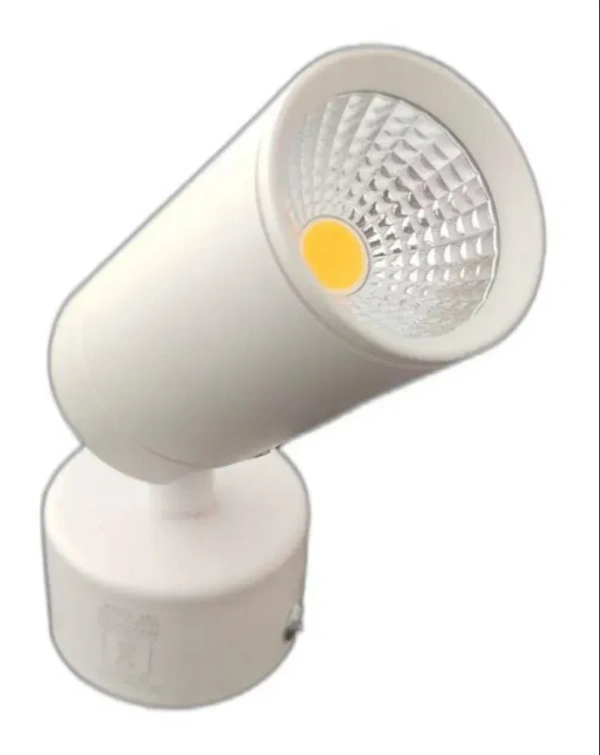 Incandascent 12W PVC LED Ceiling Spotlight, Round, 120 V - Pearl Bush-white