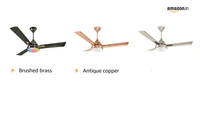 Orient Electric’s 1200 mm Spectra| Ceiling fan with color-changing LED| Premium fan with electroplated finish|100% Copper motor| 2-year warranty| Antique Copper, pack of 1 - 1200 mm, Antique Copper