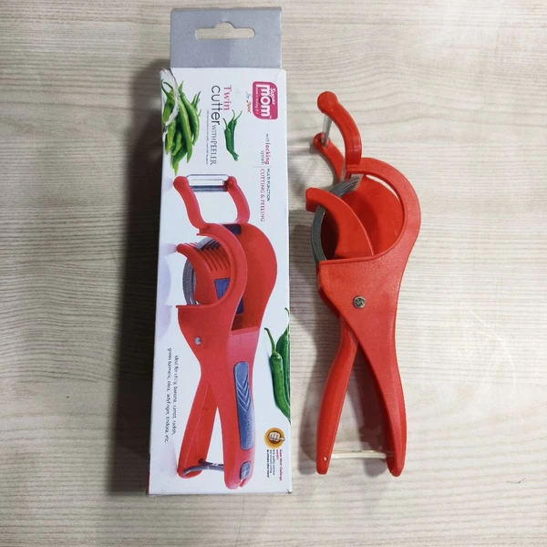 Twin Cutter With Peeler 