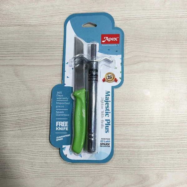 Majestic Plus Lighter With Knife 