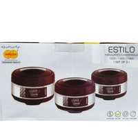 Nakoda Estilo Casserole Set Of 3pc 