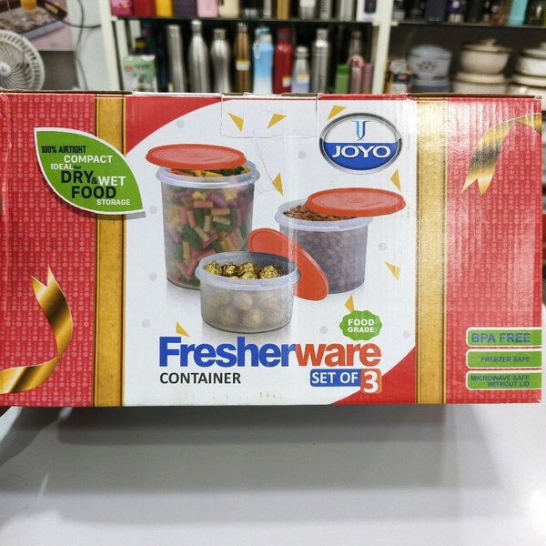 Joyo  Freshsherare Cont. Round 3pc Set 