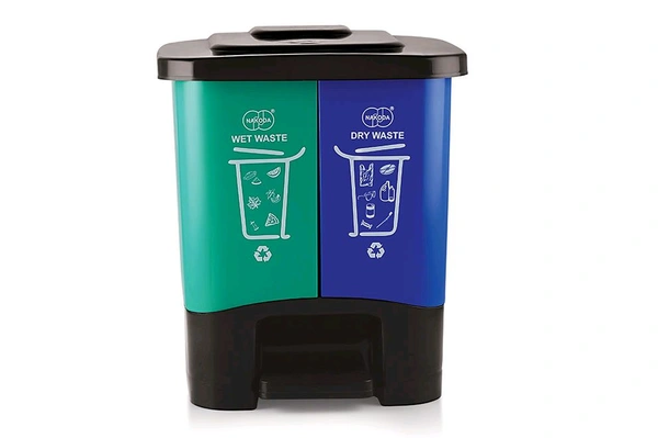 Nakoda Duo 2 In 1 Pedal Bin 22 Ltr