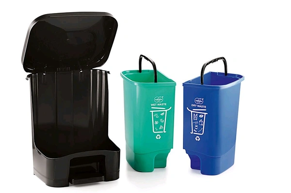 Nakoda Duo 2 In 1 Pedal Bin 22 Ltr