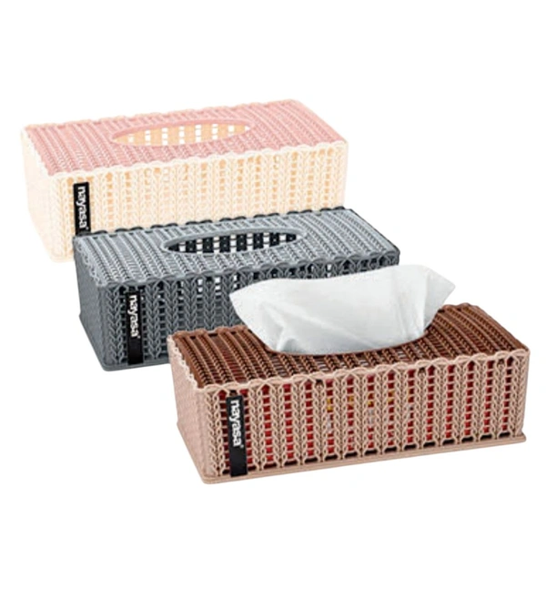 TASSEL TISSUE BOX 