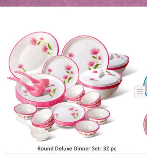 ROUND DINNER SET 32 PCS DLX 